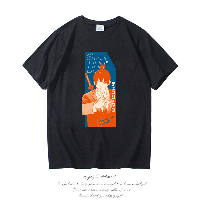 Tee Graphic Print - Chainsaw Man Power Grafische T-shirt Anime