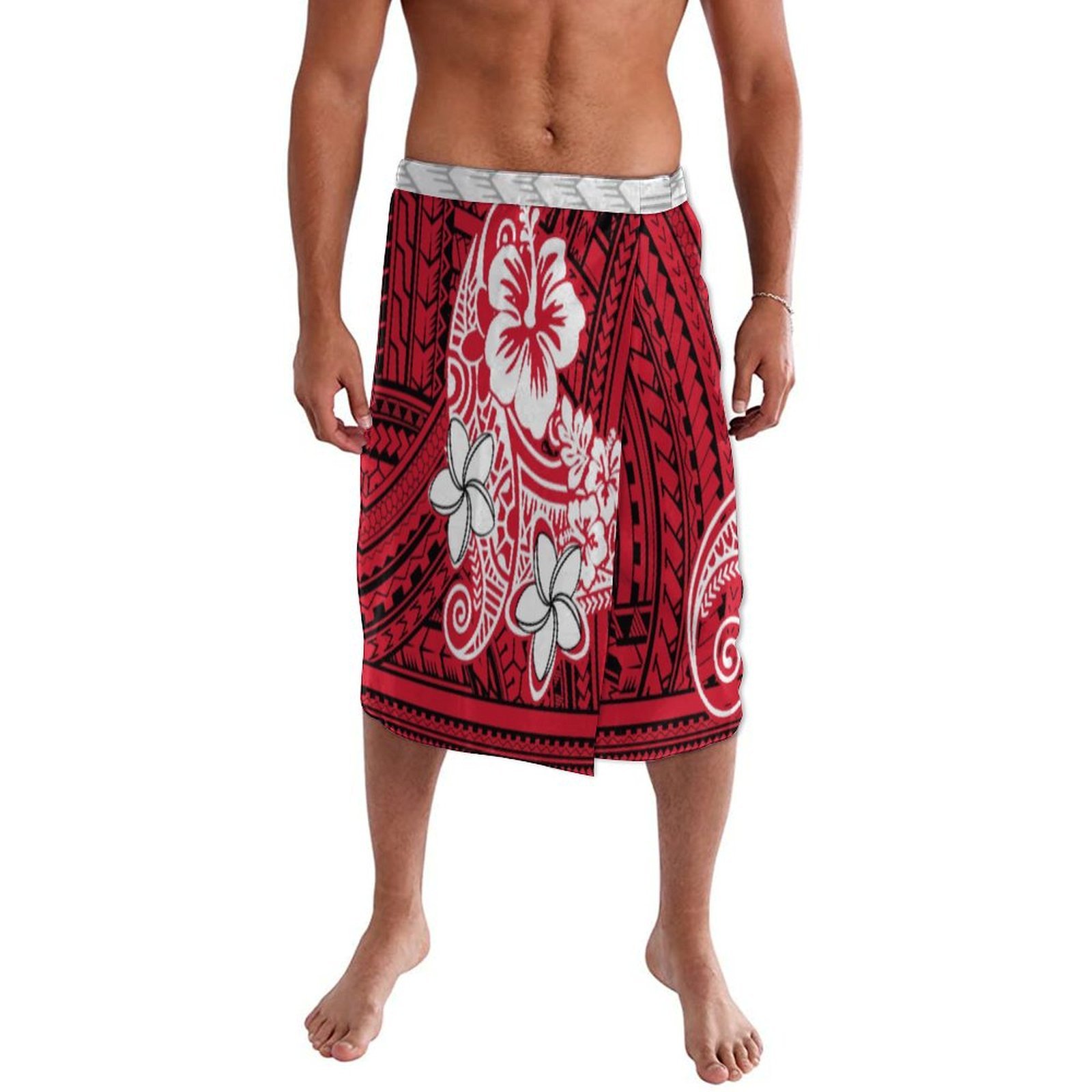 Sarong Men Wrap - Polynesische eiland-stijl op maat gemaakte heren