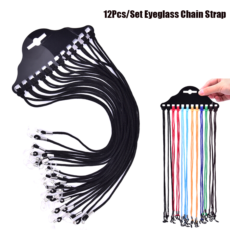 Sunglass Retainer Cord - 12 stks/set Veelkleurige Zonnebril Lanyard Koord