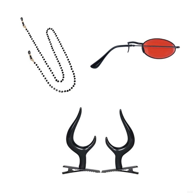 Sunglass Retainer Cord - DXAE Monoculaire bril met ketting Devil