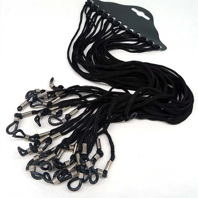 12 stks/set Zwart Nylon Koord  - Sunglass Retainer Cord recensie en prijs