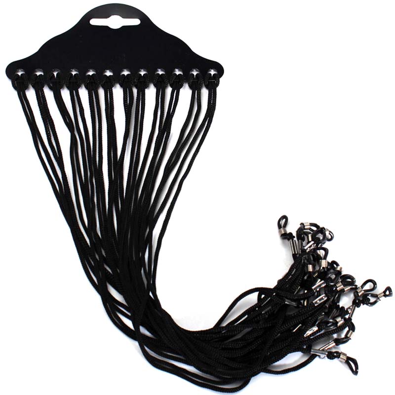 12 stks/set Zwart Nylon Koord  - Sunglass Retainer Cord recensie en prijs