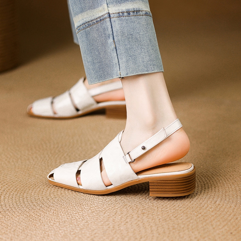 NIEUWE Zomer Vrouwen Sandalen  - Casual Sandal Leather recensie en prijs