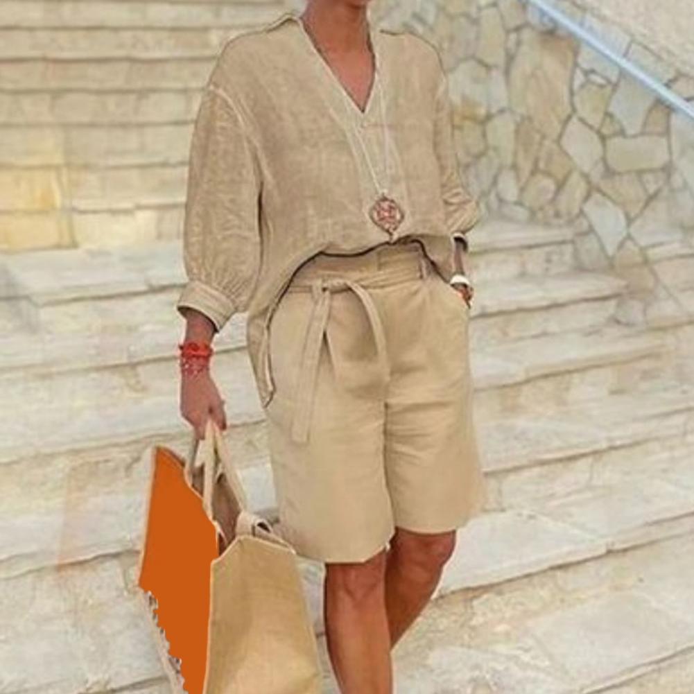 Katoenen linnen dames tweedeli - Linen Shirt Breathable recensie en prijs