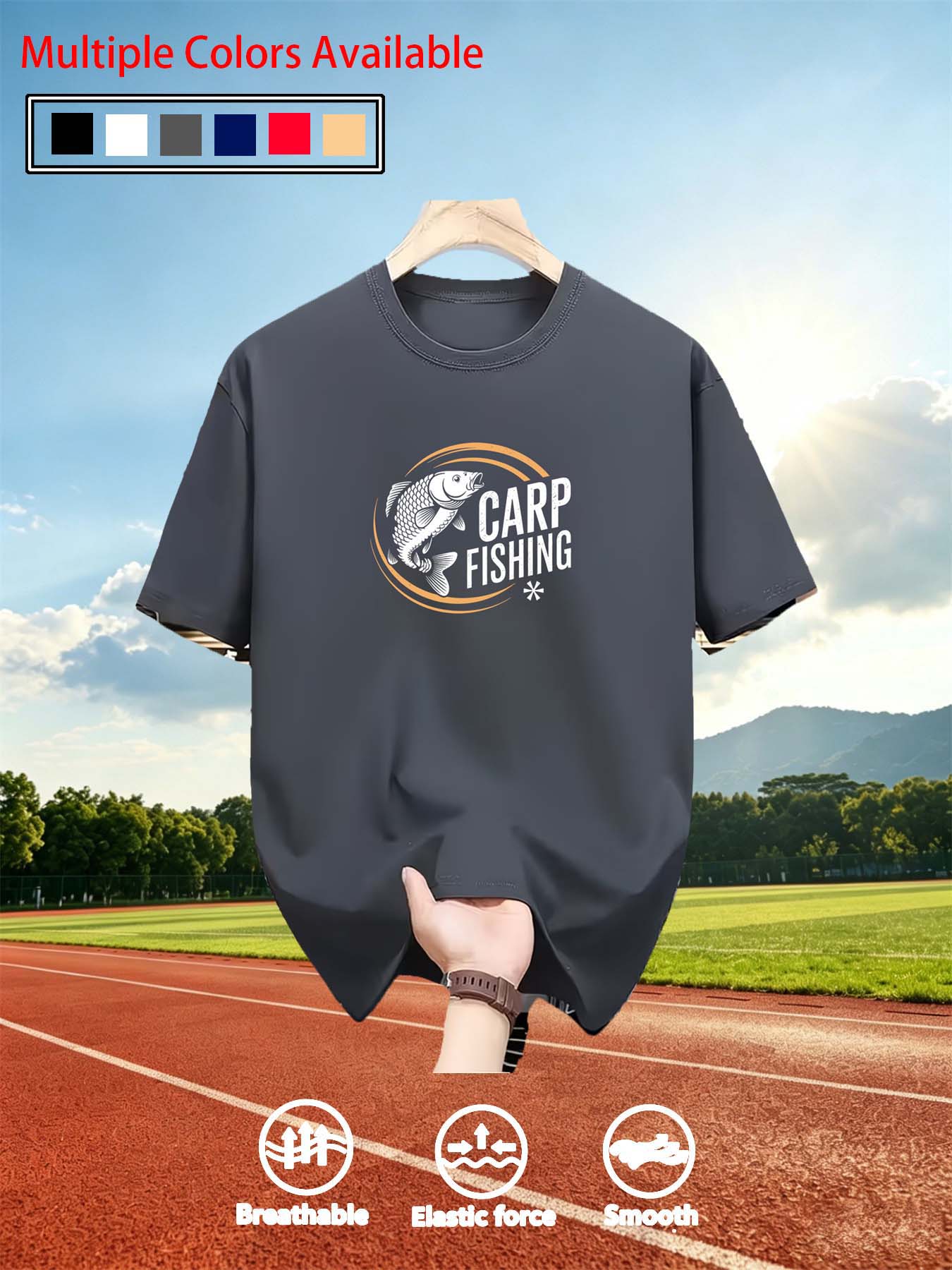 Heren T-shirt met O-hals en ko - Tee Graphic Print recensie en prijs