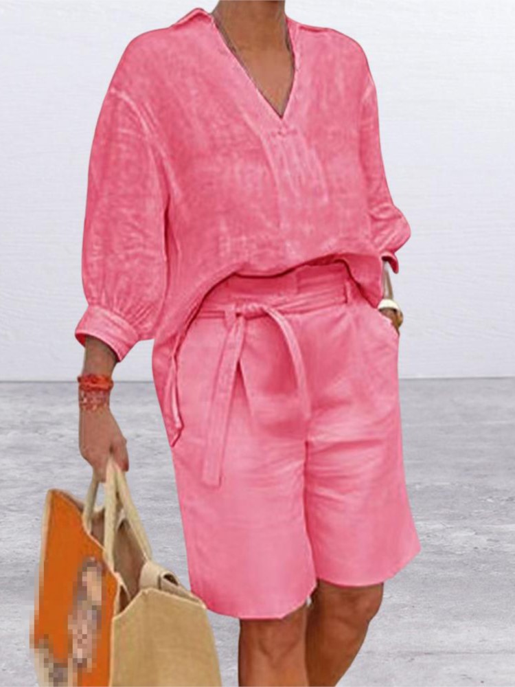Vrouwen Pakken Elegante Stijl  - Linen Shirt Breathable recensie en prijs